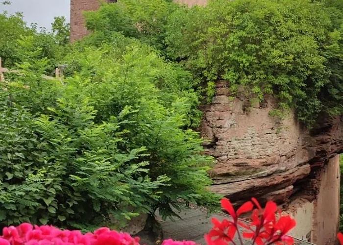 מלון Hotel-restaurant Burg-ramstein